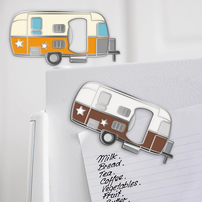 Haigoo Magnetic Rv Bottle Opener with Cap Cather, Unique RV Gift Set,Magnets Sticker to Fridge for Easy Storage,Perfect Camping Accessories Beer Gift Ideas for Camper Lover,Cool Rv Gadgets - Image 3